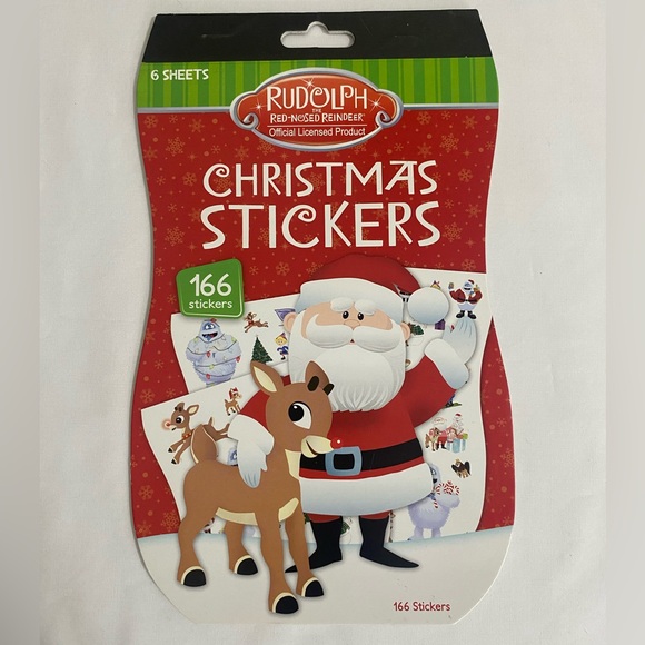 RudolphThe Red Nose Reindeer Finger Puppet Set & Sticker Book - Picture 3 of 17